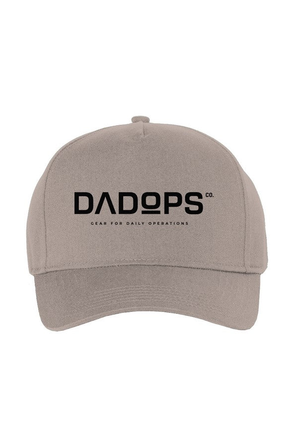 Beige cap with 'DADOPS' logo on a white background